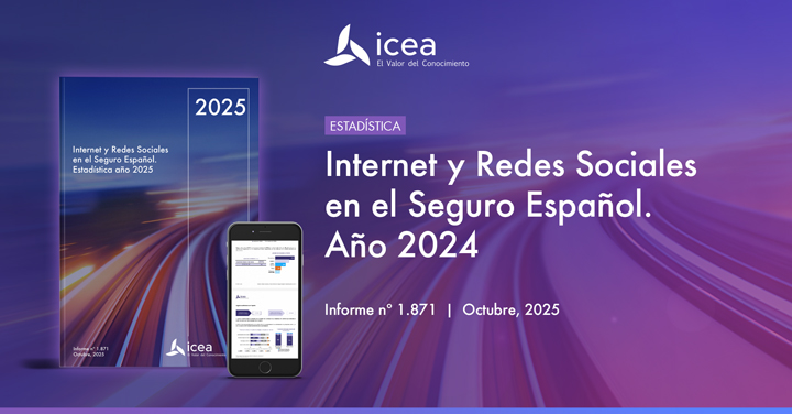 Internet y Redes Sociales en el Seguro Español. Estadística año 2025