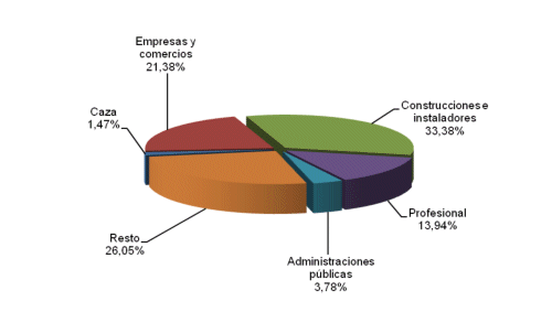 Distribución de las primas imputadas por modalidades. Año 2009 Distribución de las primas imputadas por modalidades. Año 2009