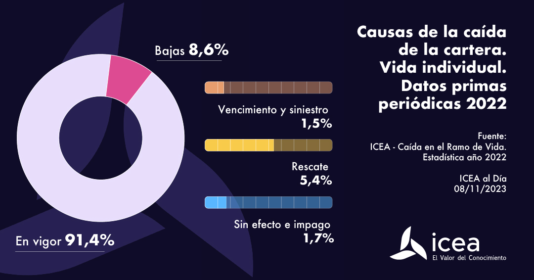 Causas de la caída de la cartera. Vida individual